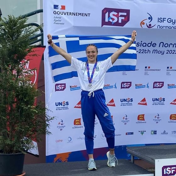 Ώρα Αμερικής για την νεαρή αθλήτρια!